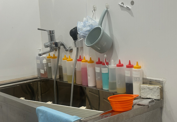 広い施術スペース